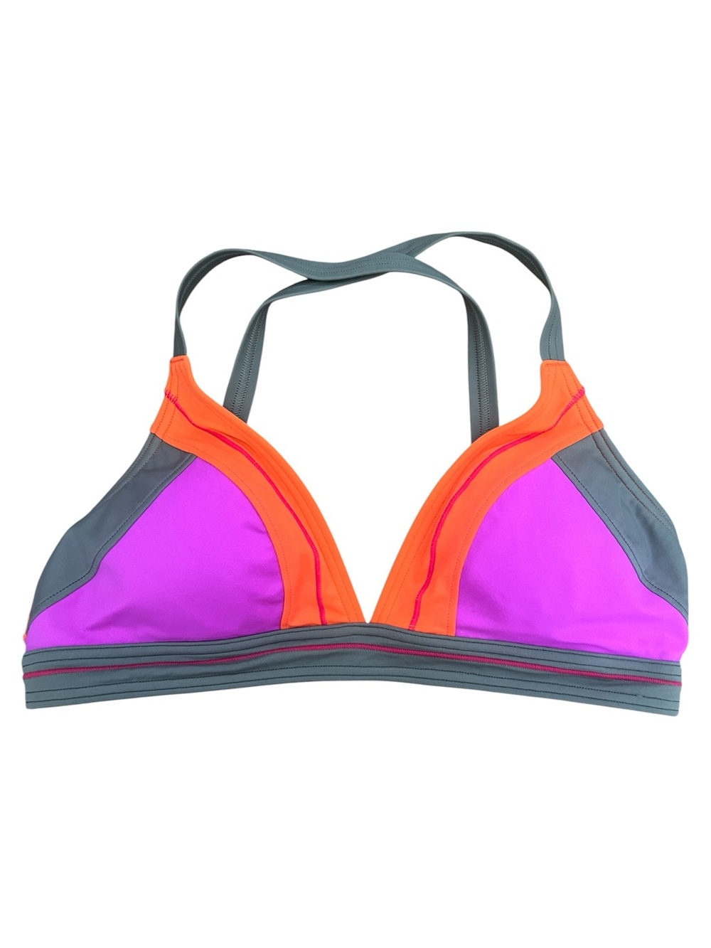 Prana Women’s Atla Bikini Top in Orchid Bloom - Medium - TOP ONLY